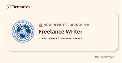 Freelance Writer at IAPWE